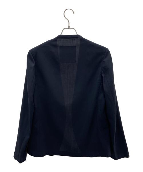 ATON（エイトン）ATON (エイトン) ノーカラージャケット ネイビー サイズ:00の古着・服飾アイテム