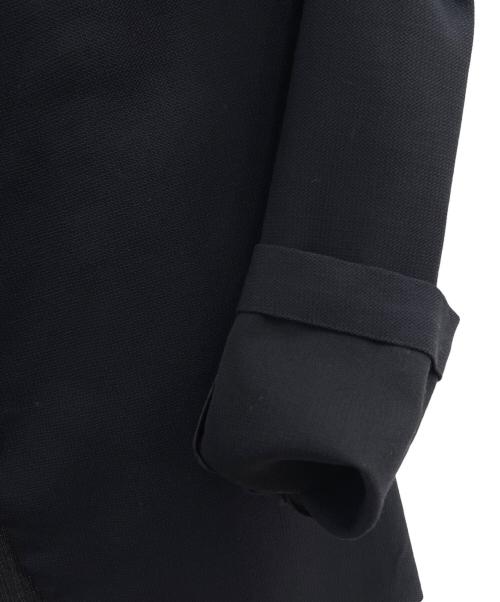 ATON（エイトン）ATON (エイトン) ノーカラージャケット ネイビー サイズ:00の古着・服飾アイテム