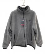 REEBOKリーボック）の古着「リバーシブルボアジャケット」｜ブラック×グレー