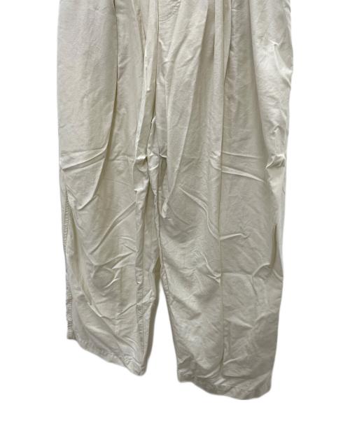 mizuiro-ind（ミズイロインド）mizuiro-ind (ミズイロインド) ワイドパンツ ホワイト サイズ:Freeの古着・服飾アイテム