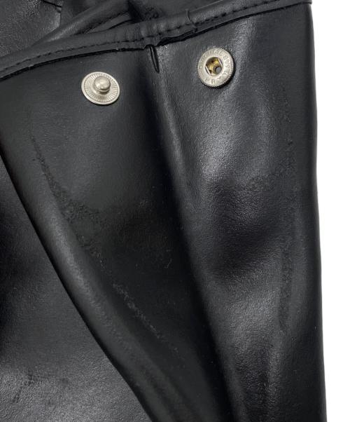 LONGCHAMP（ロンシャン）LONGCHAMP (ロンシャン) レザートートバッグ ブラックの古着・服飾アイテム