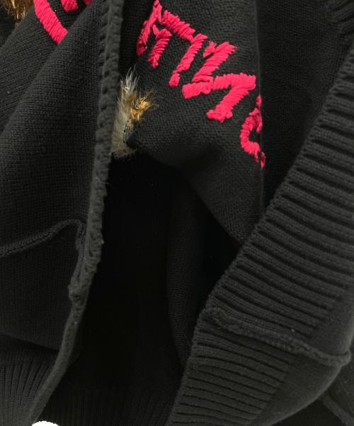 DAIRIKU（ダイリク）DAIRIKU (ダイリク) 厚手ニット ブラック サイズ:Freeの古着・服飾アイテム