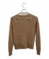 POLO RALPH LAUREN (ポロ・ラルフローレン) ケーブルニットカーディガン ブラウン サイズ:XS：5000円