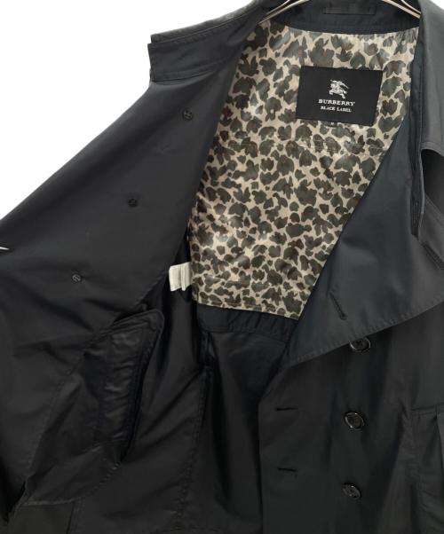 BURBERRY BLACK LABEL（バーバリーブラックレーベル）BURBERRY BLACK LABEL (バーバリーブラックレーベル) トレンチコート ブラック サイズ:Mの古着・服飾アイテム