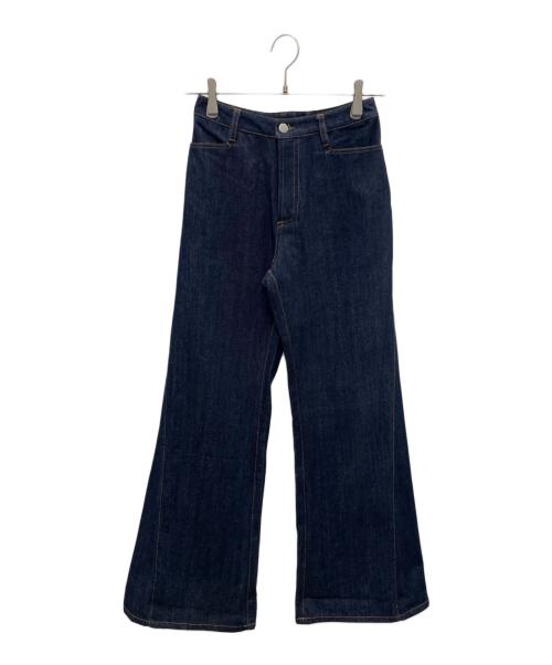 Knuth Marf（クヌースマーフ）Knuth Marf (クヌースマーフ) ワイドデニムパンツ ネイビー サイズ:ＸＳの古着・服飾アイテム