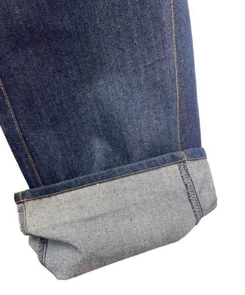 Knuth Marf（クヌースマーフ）Knuth Marf (クヌースマーフ) ワイドデニムパンツ ネイビー サイズ:ＸＳの古着・服飾アイテム