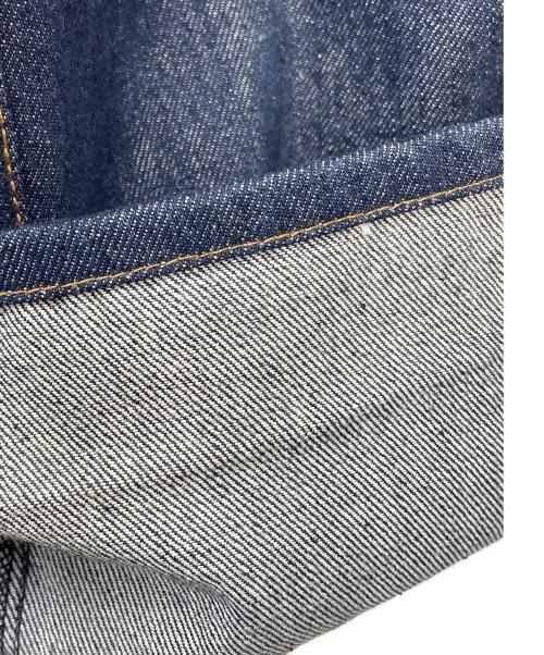 Knuth Marf（クヌースマーフ）Knuth Marf (クヌースマーフ) ワイドデニムパンツ ネイビー サイズ:ＸＳの古着・服飾アイテム