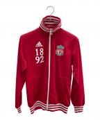 adidasアディダス）の古着「トラックジャケット」｜レッド