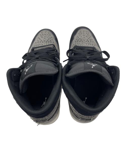 NIKE（ナイキ）NIKE (ナイキ) Air Jordan 1 Mid ブラック×グレー サイズ:28.5cmの古着・服飾アイテム