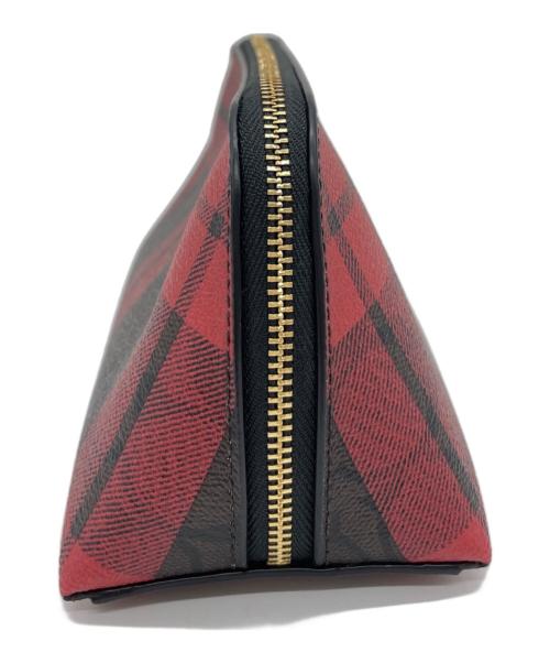 COACH（コーチ）COACH (コーチ) コスメポーチ レッドの古着・服飾アイテム