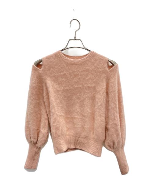 La boutique BonBon（ラブティックボンボン）La boutique BonBon (ラブティックボンボン) 厚手ニット ピンク サイズ:Fの古着・服飾アイテム