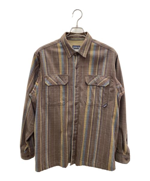 Patagonia（パタゴニア）Patagonia (パタゴニア) 長袖シャツ ブラウン サイズ:Sの古着・服飾アイテム