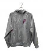 NIKEナイキ）の古着「ウインドブレーカー」｜グレー