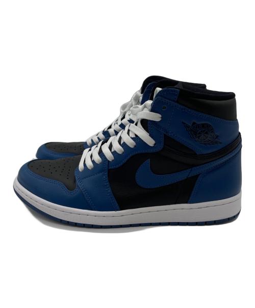 NIKE（ナイキ）NIKE (ナイキ) ハイカットスニーカー ブラック×ブルー サイズ:28.5cmの古着・服飾アイテム