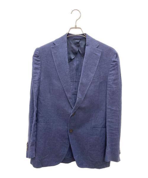PARTHENOPE（パルテノペ）PARTHENOPE (パルテノペ) テーラードジャケット ネイビー サイズ:48の古着・服飾アイテム