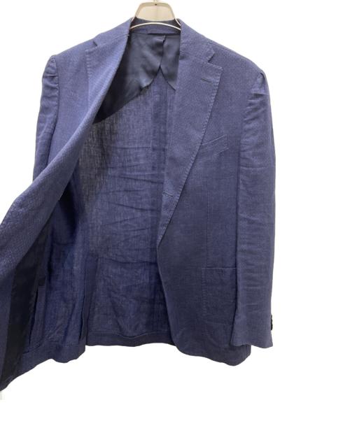 PARTHENOPE（パルテノペ）PARTHENOPE (パルテノペ) テーラードジャケット ネイビー サイズ:48の古着・服飾アイテム