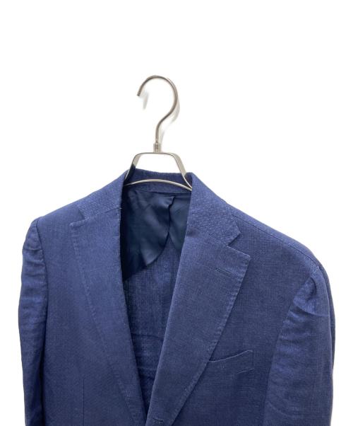 PARTHENOPE（パルテノペ）PARTHENOPE (パルテノペ) テーラードジャケット ネイビー サイズ:48の古着・服飾アイテム