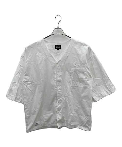 Schott（ショット）Schott (ショット) 半袖シャツ ホワイト サイズ:XLの古着・服飾アイテム