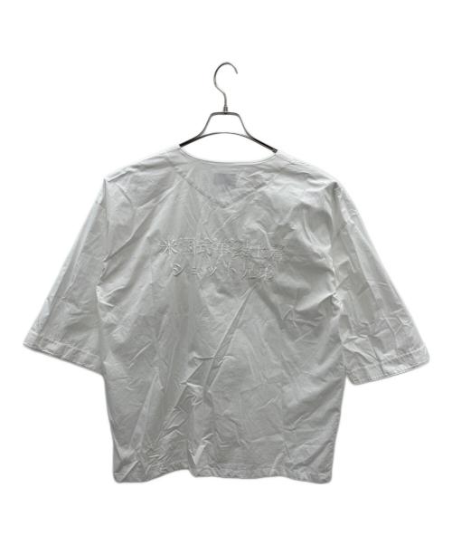 Schott（ショット）Schott (ショット) 半袖シャツ ホワイト サイズ:XLの古着・服飾アイテム