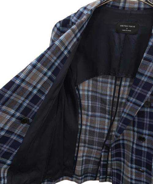 UNITED TOKYO（ユナイテッドトーキョー）UNITED TOKYO (ユナイテッドトーキョー) ダブルジャケット ネイビー サイズ:2の古着・服飾アイテム