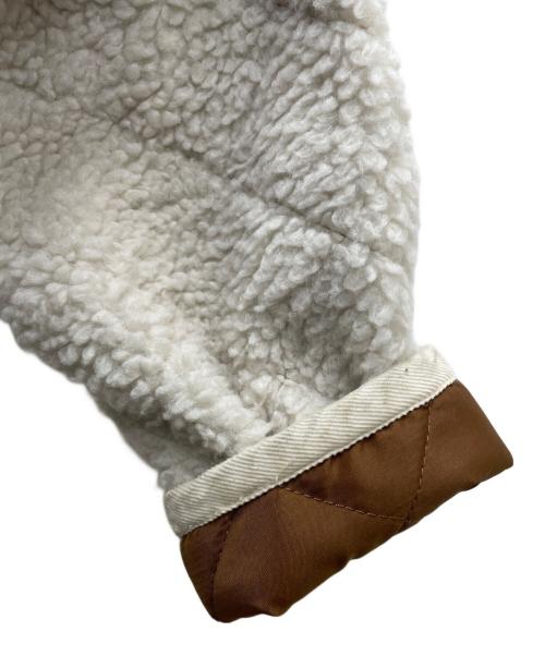 Traditional Weatherwear（トラディショナルウェザーウェア）Traditional Weatherwear (トラディショナルウェザーウェア) キルティングボアコート アイボリー×ブラウン サイズ:不明の古着・服飾アイテム