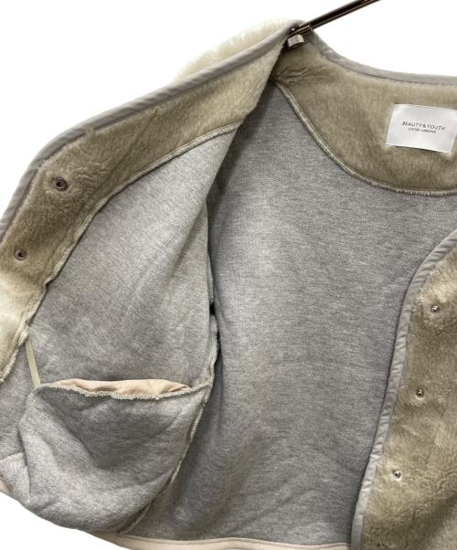 BEAUTY&YOUTH UNITED ARROWS（ビューティーアンドユースユナイテッドアローズ）BEAUTY&YOUTH UNITED ARROWS (ビューティーアンドユースユナイテッドアローズ) ブルゾン ベージュ サイズ:Fの古着・服飾アイテム