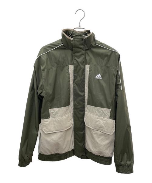 adidas（アディダス）adidas (アディダス) ジャケット カーキ サイズ:Mの古着・服飾アイテム