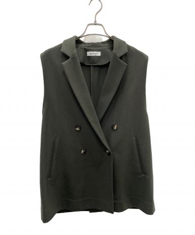 中古・古着通販】SACRA (サクラ) ライトメルトンジレ オリーブ サイズ