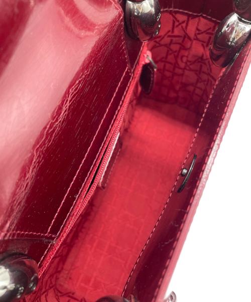 Christian Dior（クリスチャン ディオール）Christian Dior (クリスチャン ディオール) ハンドバッグ レッドの古着・服飾アイテム