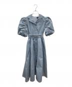 EmiriaWizエミリアウィズ）の古着「半袖ワンピース」｜ブルー