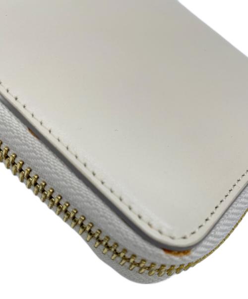 serapian（セラピアン）serapian (セラピアン) コンパクトウォレット アイボリーの古着・服飾アイテム