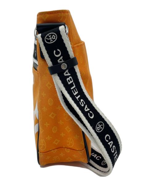 CASTELBAJAC（カステルバジャック）CASTELBAJAC (カステルバジャック) ショルダーバッグ オレンジの古着・服飾アイテム