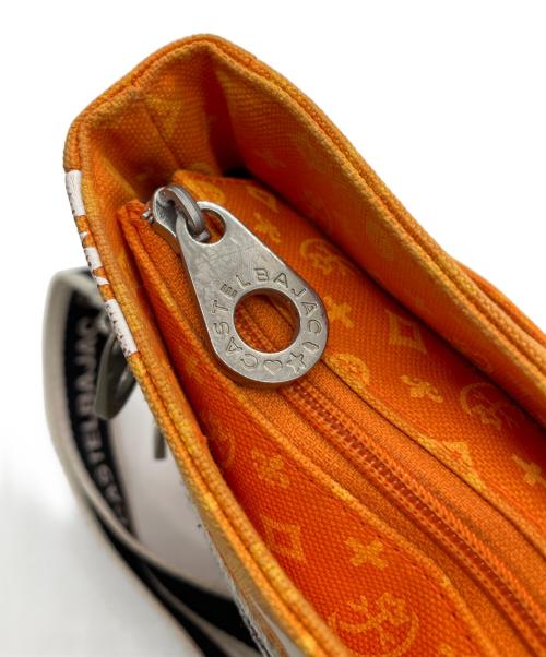 CASTELBAJAC（カステルバジャック）CASTELBAJAC (カステルバジャック) ショルダーバッグ オレンジの古着・服飾アイテム
