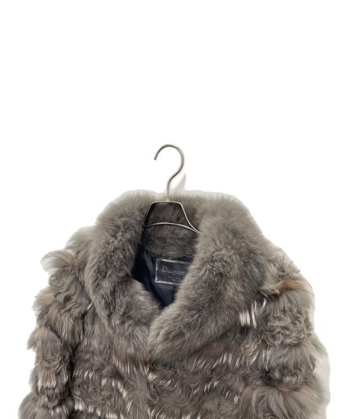 Diagram GRACE CONTINENTAL（ダイアグラム グレースコンチネンタル）Diagram GRACE CONTINENTAL (ダイアグラム グレースコンチネンタル) ファージャケット ブラック サイズ:36の古着・服飾アイテム