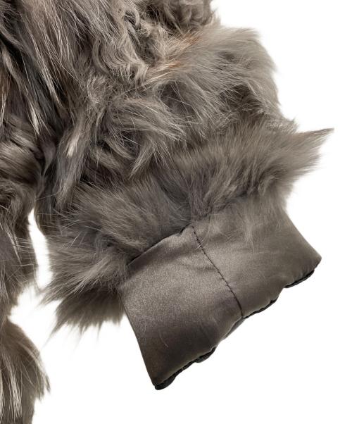 Diagram GRACE CONTINENTAL（ダイアグラム グレースコンチネンタル）Diagram GRACE CONTINENTAL (ダイアグラム グレースコンチネンタル) ファージャケット ブラック サイズ:36の古着・服飾アイテム