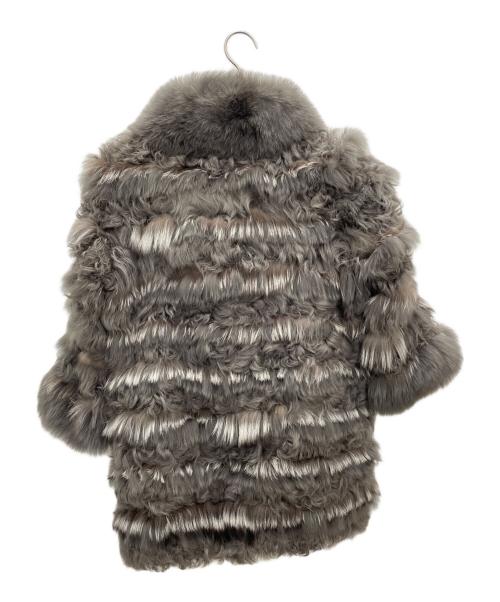 Diagram GRACE CONTINENTAL（ダイアグラム グレースコンチネンタル）Diagram GRACE CONTINENTAL (ダイアグラム グレースコンチネンタル) ファージャケット ブラック サイズ:36の古着・服飾アイテム