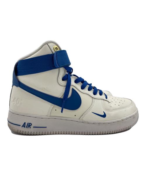 NIKE（ナイキ）NIKE (ナイキ) ハイカットスニーカー ホワイト×ブルー サイズ:26.5cmの古着・服飾アイテム