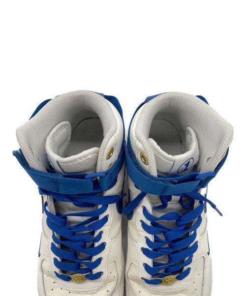 NIKE（ナイキ）NIKE (ナイキ) ハイカットスニーカー ホワイト×ブルー サイズ:26.5cmの古着・服飾アイテム