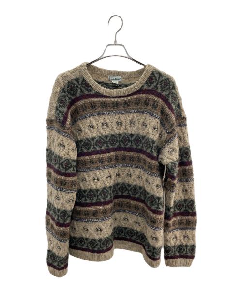 L.L.Bean（エルエルビーン）L.L.Bean (エルエルビーン) 厚手ニット カーキ サイズ:LGの古着・服飾アイテム