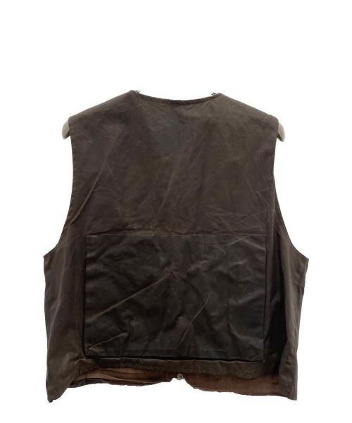 kakadu（カカドゥ）kakadu (カカドゥ) オイルドフィッシングベスト ブラウン サイズ:XLの古着・服飾アイテム