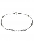 TIFFANY & Co.ティファニー）の古着「ダイヤモンドバイ ザ ヤードブレスレット 60099275」