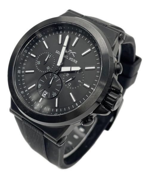 MICHAEL KORS（マイケル・コース）MICHAEL KORS (マイケル・コース) 腕時計 ブラックの古着・服飾アイテム