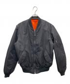 AVIREXアヴィレックス）の古着「フライトジャケット」｜ブラック