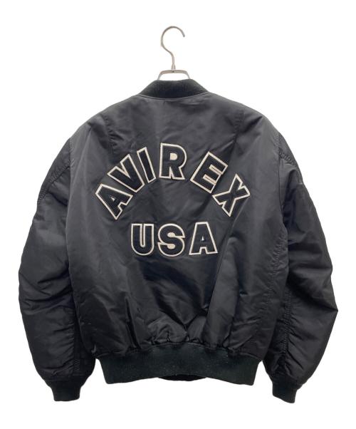 AVIREX（アヴィレックス）AVIREX (アヴィレックス) フライトジャケット ブラック サイズ:EXTRA LARGEの古着・服飾アイテム