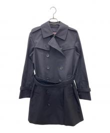 SANYO（サンヨー）の古着「＜100年コート＞スタンダードモデル ダブルトレンチコート」｜ネイビー
