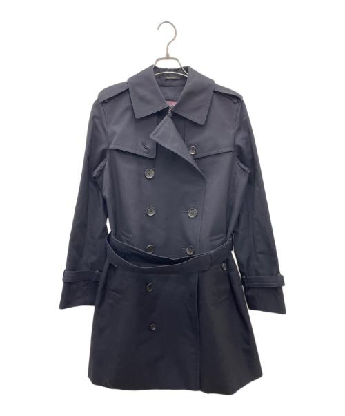 SANYO（サンヨー）SANYO (サンヨー) ＜100年コート＞スタンダードモデル ダブルトレンチコート ネイビー サイズ:Sの古着・服飾アイテム