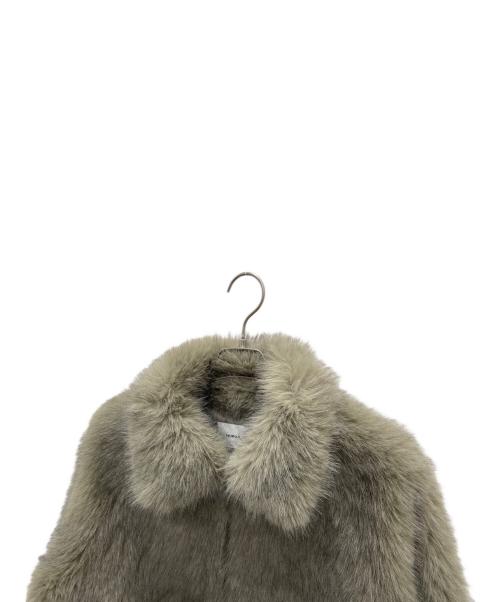 MURUA（ムルーア）MURUA (ムルーア) フェイクファーブルゾン ブラウン サイズ:Freeの古着・服飾アイテム