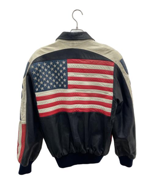 MICHAEL HOBAN（マイケルホーバン）MICHAEL HOBAN (マイケルホーバン) レザージャケット マルチカラー サイズ:36の古着・服飾アイテム