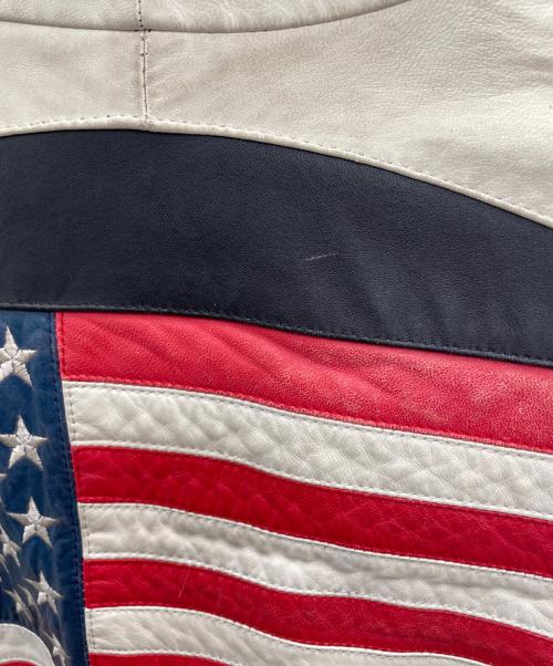 MICHAEL HOBAN（マイケルホーバン）MICHAEL HOBAN (マイケルホーバン) レザージャケット マルチカラー サイズ:36の古着・服飾アイテム