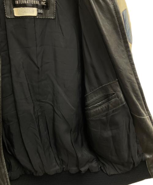 MICHAEL HOBAN（マイケルホーバン）MICHAEL HOBAN (マイケルホーバン) レザージャケット マルチカラー サイズ:36の古着・服飾アイテム